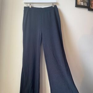 Sweater like flared yoga pants